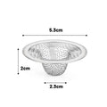 Filtre de bonde en acier inoxydable pour évier de cuisine et salle de bain – Grille anti-déchets, filtre à cheveux et résidus pour évier, douche et siphon de sol.