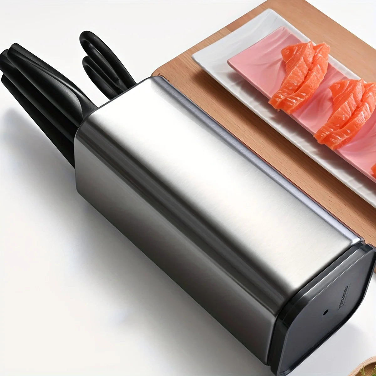1 support à couteau à trou unique, rangement de cuisine, porte-couteau pour légumes, support de rangement pour outils ménagers