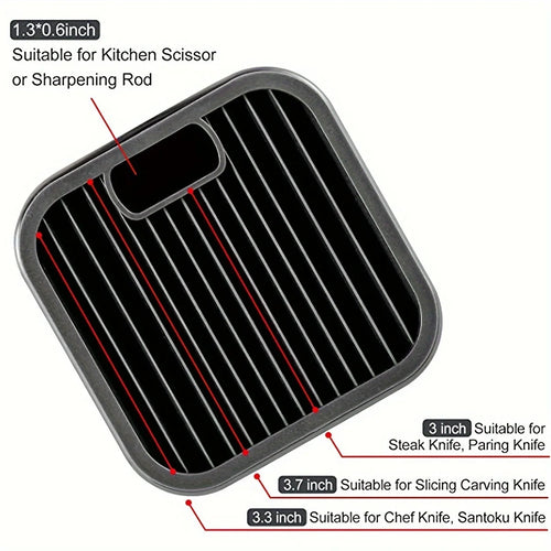 1 support à couteau à trou unique, rangement de cuisine, porte-couteau pour légumes, support de rangement pour outils ménagers