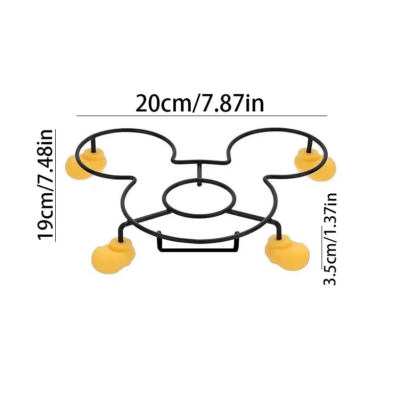 Étagère d’isolation pour cuisinière – Étagère de rangement de cuisine Mickey – Porte-bols, porte-casseroles et porte-couverts – Multifonctionnelle, plusieurs modèles au choix