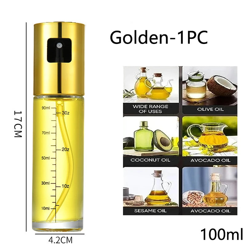 Glass Oil Sprayer for Cooking Olive Spray Mister for Salad BBQ Kitchen Baking Empty Vinegar Bottle