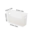 WORTHBUY Wall Mounted Cabinet Plastic Storage Rack Multifunctional Punch Free Fridge Door Storage Holder Kitchen Storage Organiz